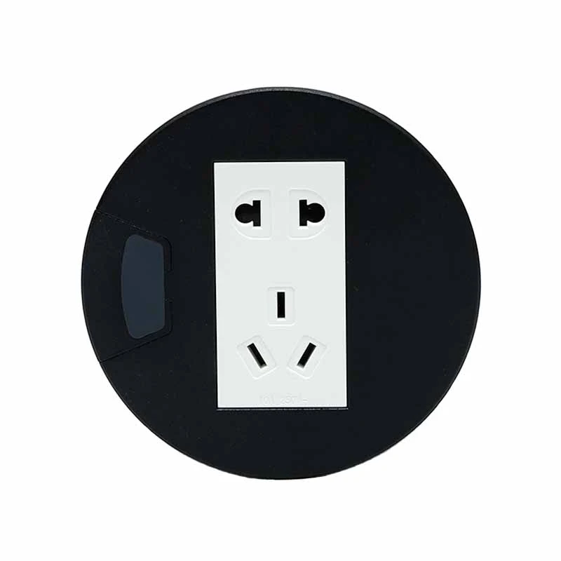 საკონფერენციო მაგიდის Power Grommet სოკეტი USB-ით