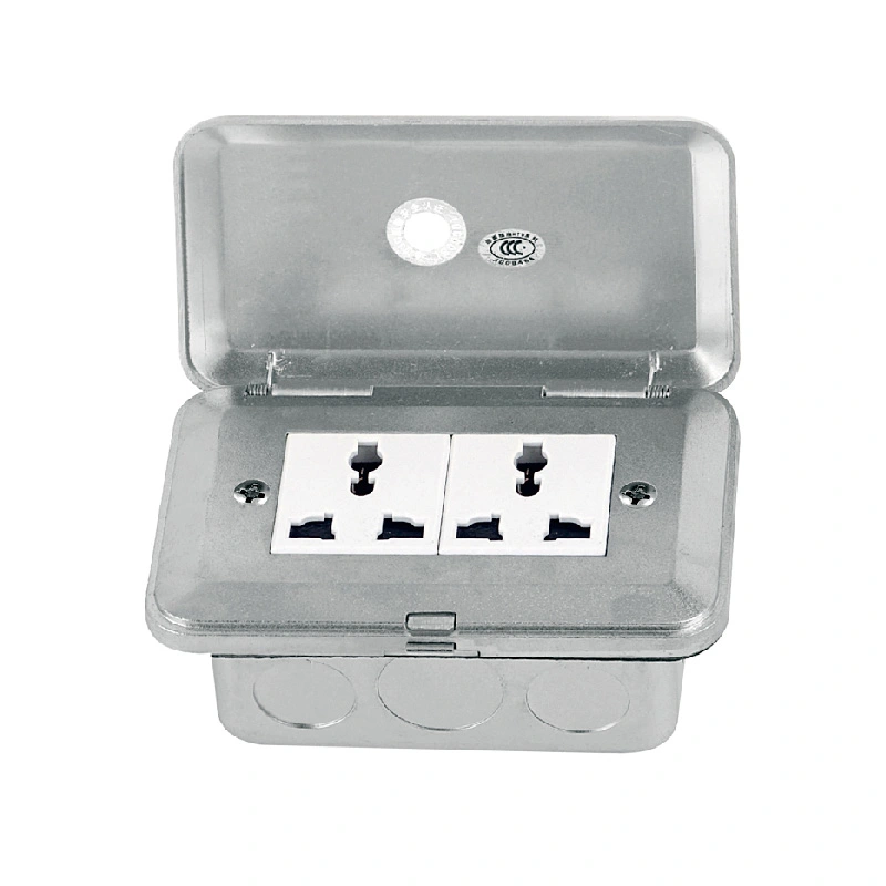 Pop Up ტიპის Double Socket Floor Box